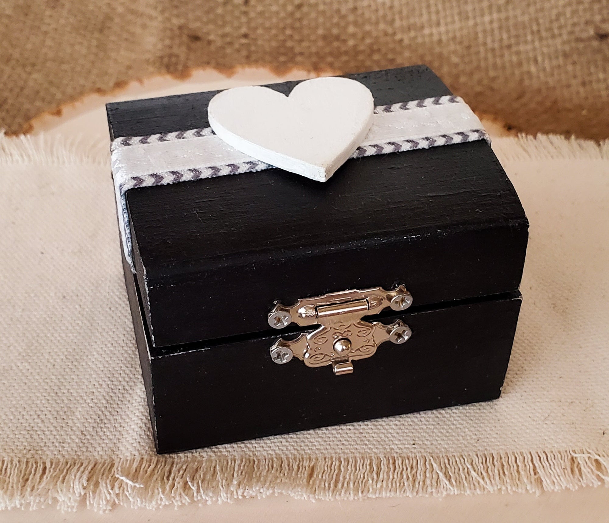 Black Engagement Ring Box - New Beginning Designs