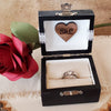 Black Engagement Ring Box - New Beginning Designs