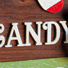 Candy Cane Door Sign - New Beginning Designs