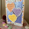 Candy Heart Valentine Greeting Card - New Beginning Designs