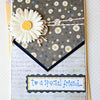 Daisy Thank you Card - New Beginning Designs