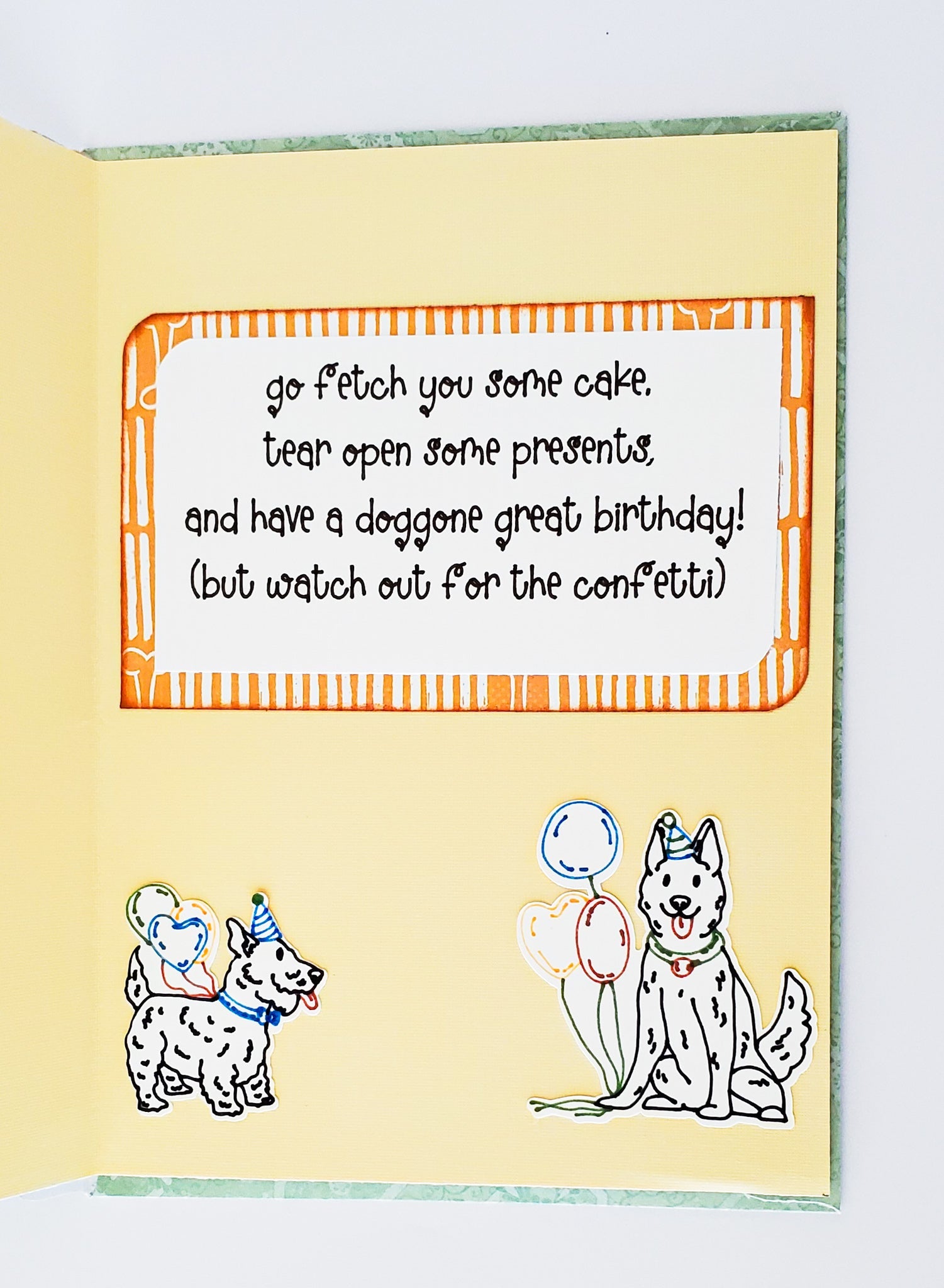 Dog Birthday Card - New Beginning Designs