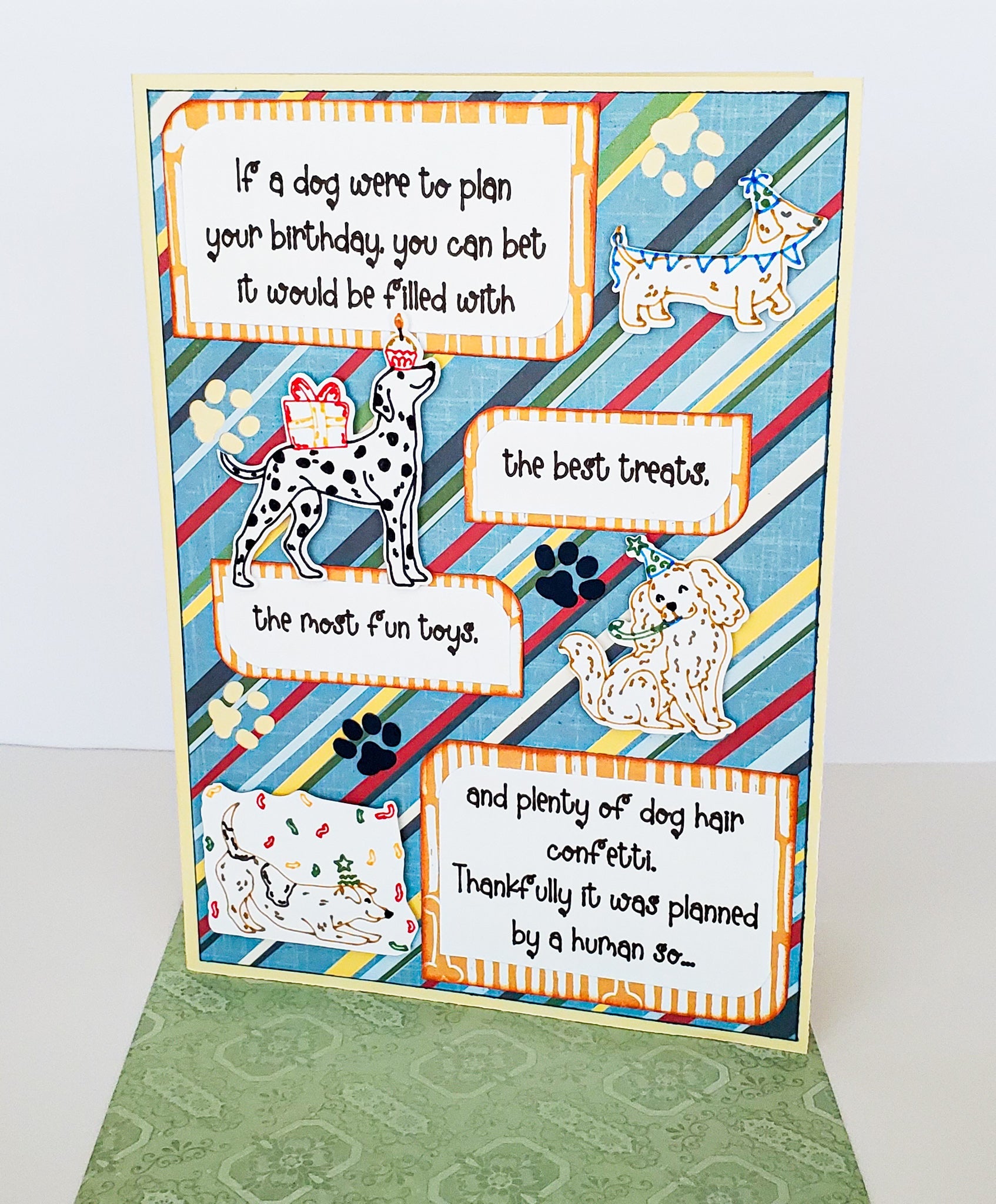 Dog Birthday Card - New Beginning Designs