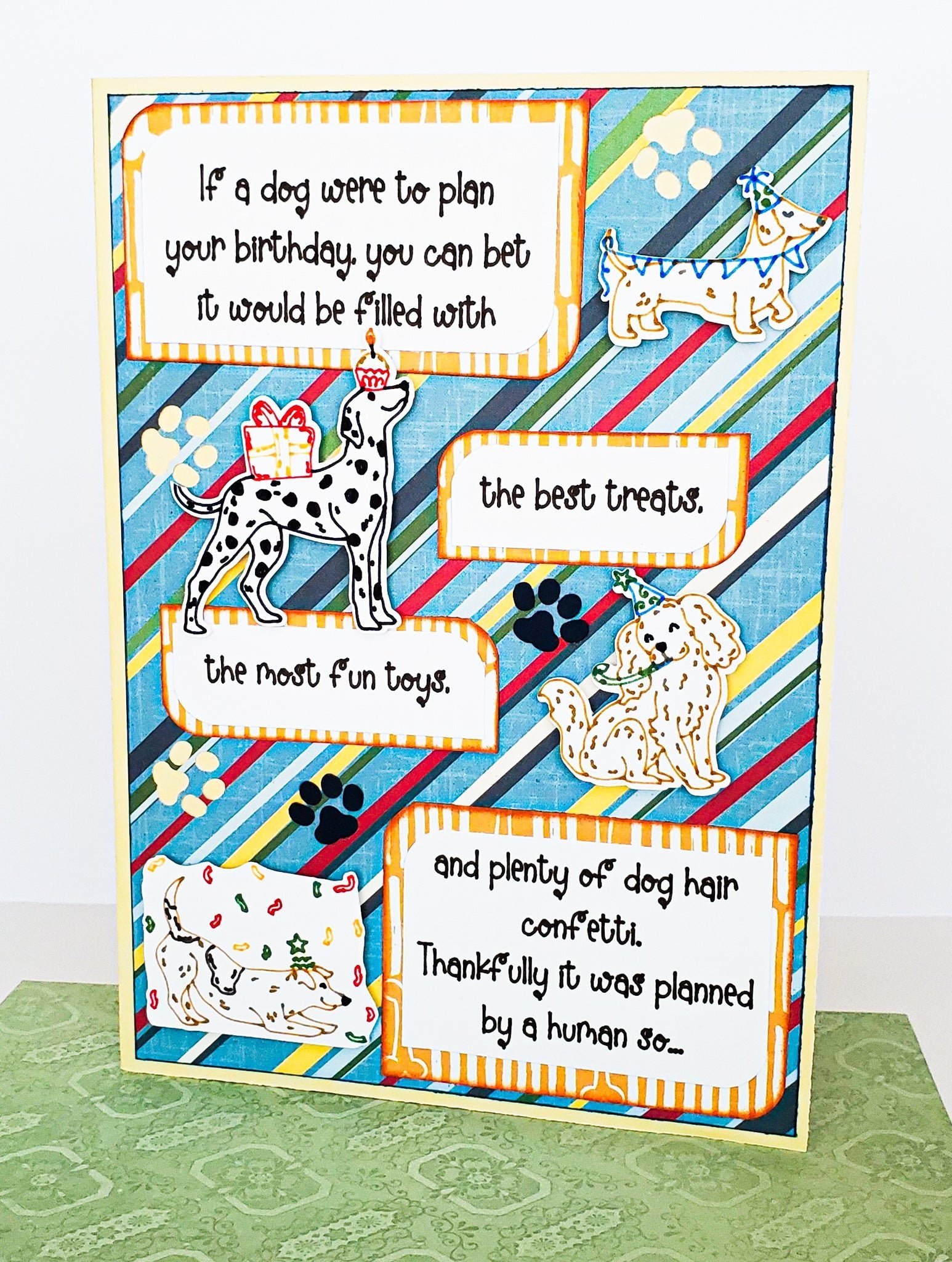 Dog Birthday Card - New Beginning Designs