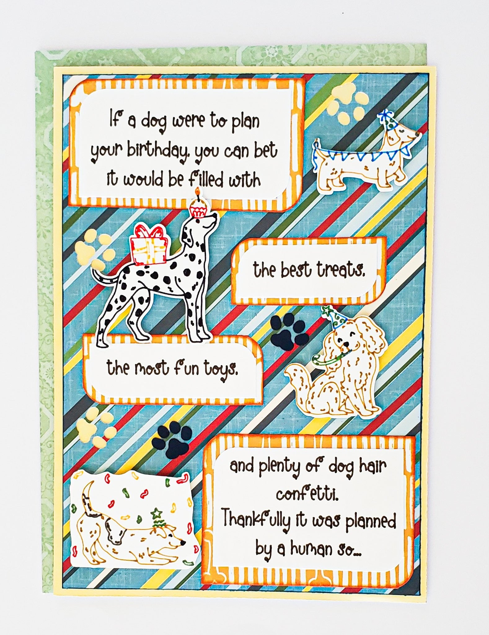 Dog Birthday Card - New Beginning Designs