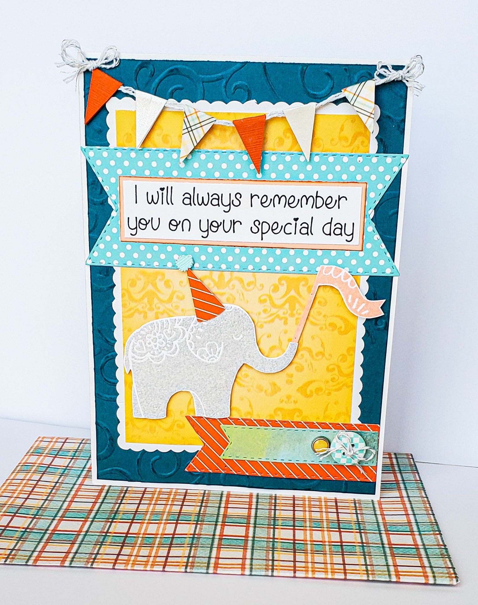 Elephant Birthday Card - New Beginning Designs