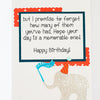 Elephant Birthday Card - New Beginning Designs