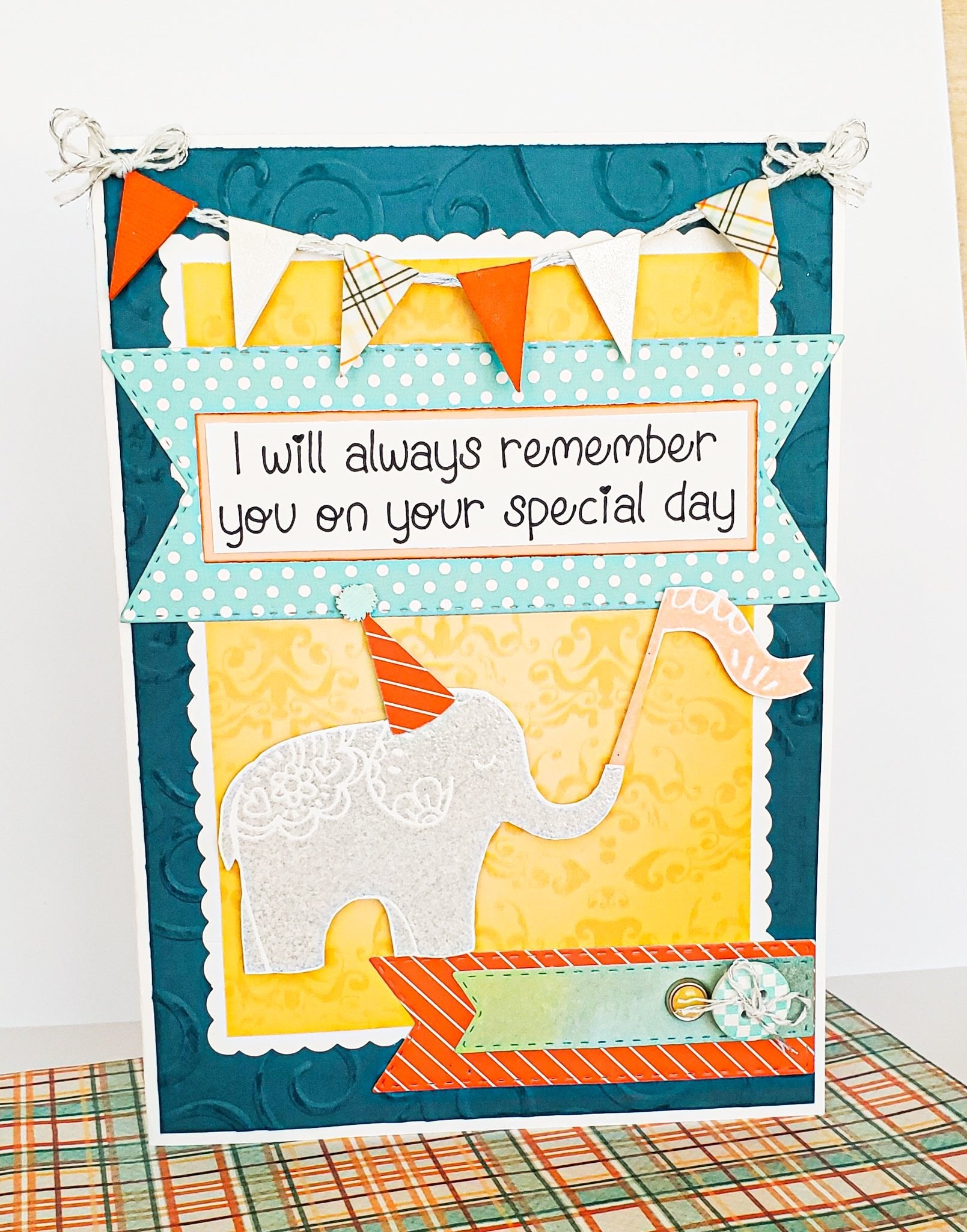 Elephant Birthday Card - New Beginning Designs