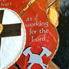 Firefighter Scripture Art Piece - New Beginning Designs