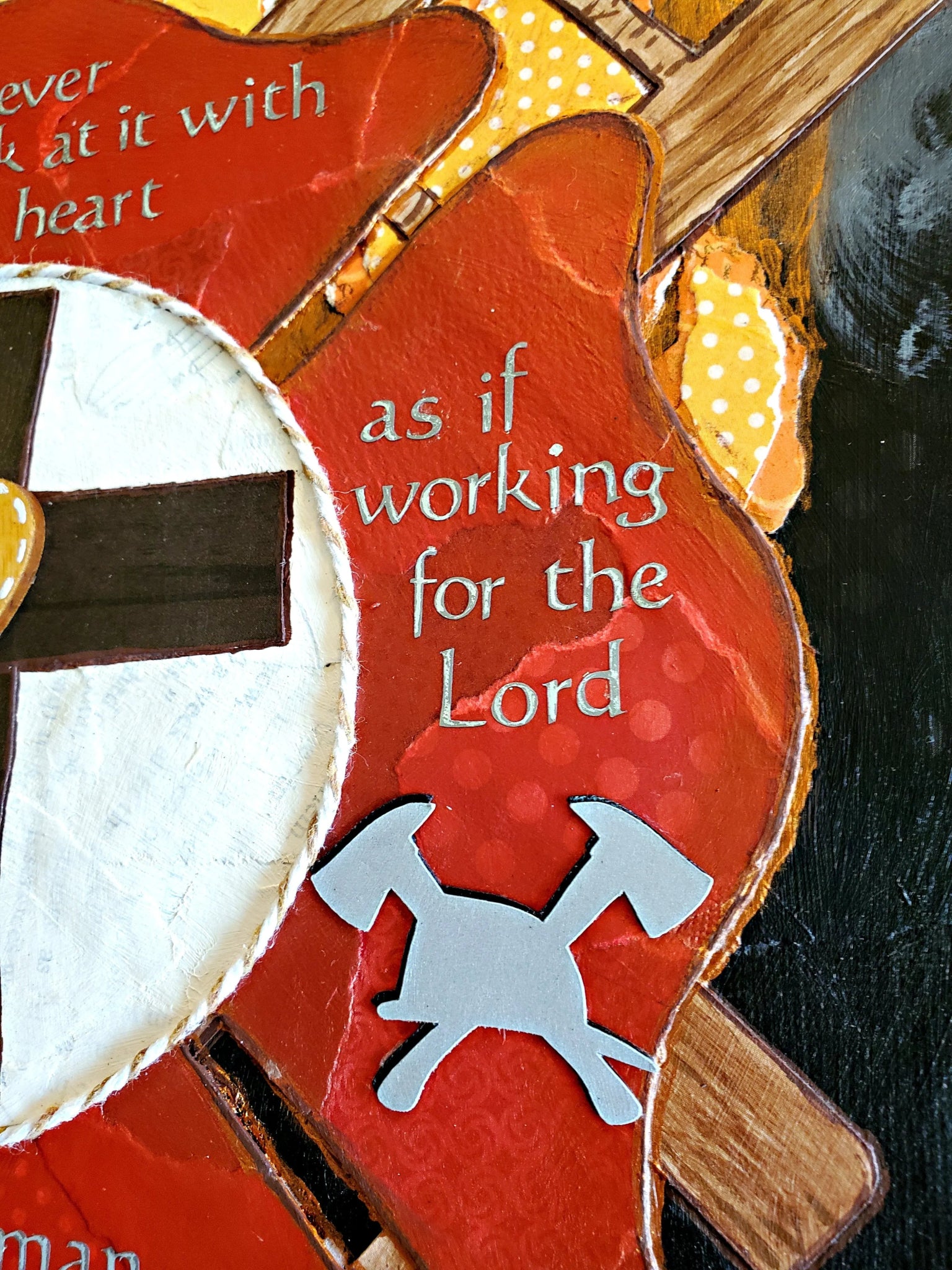 Firefighter Scripture Art Piece - New Beginning Designs