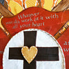 Firefighter Scripture Art Piece - New Beginning Designs