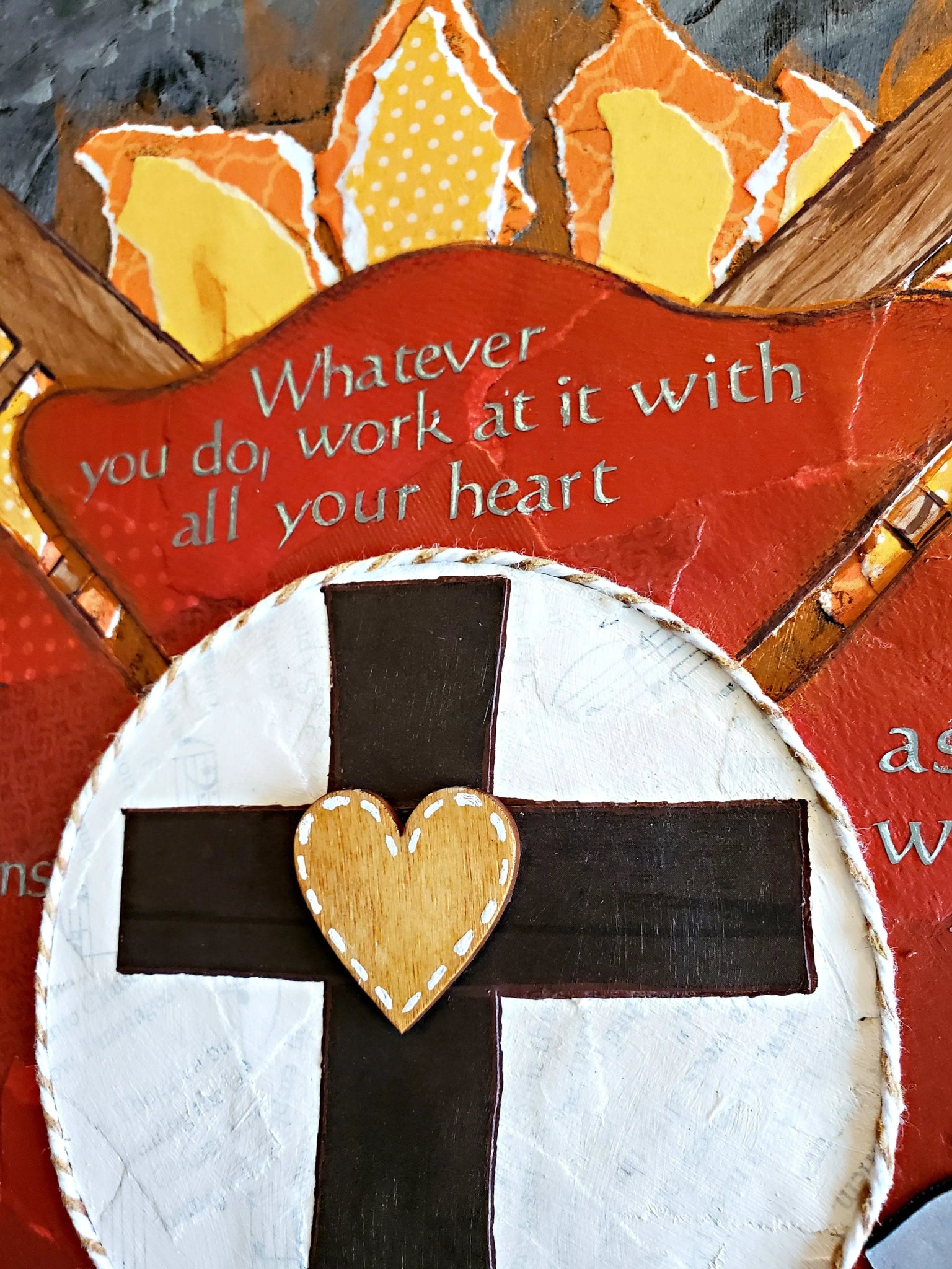 Firefighter Scripture Art Piece - New Beginning Designs