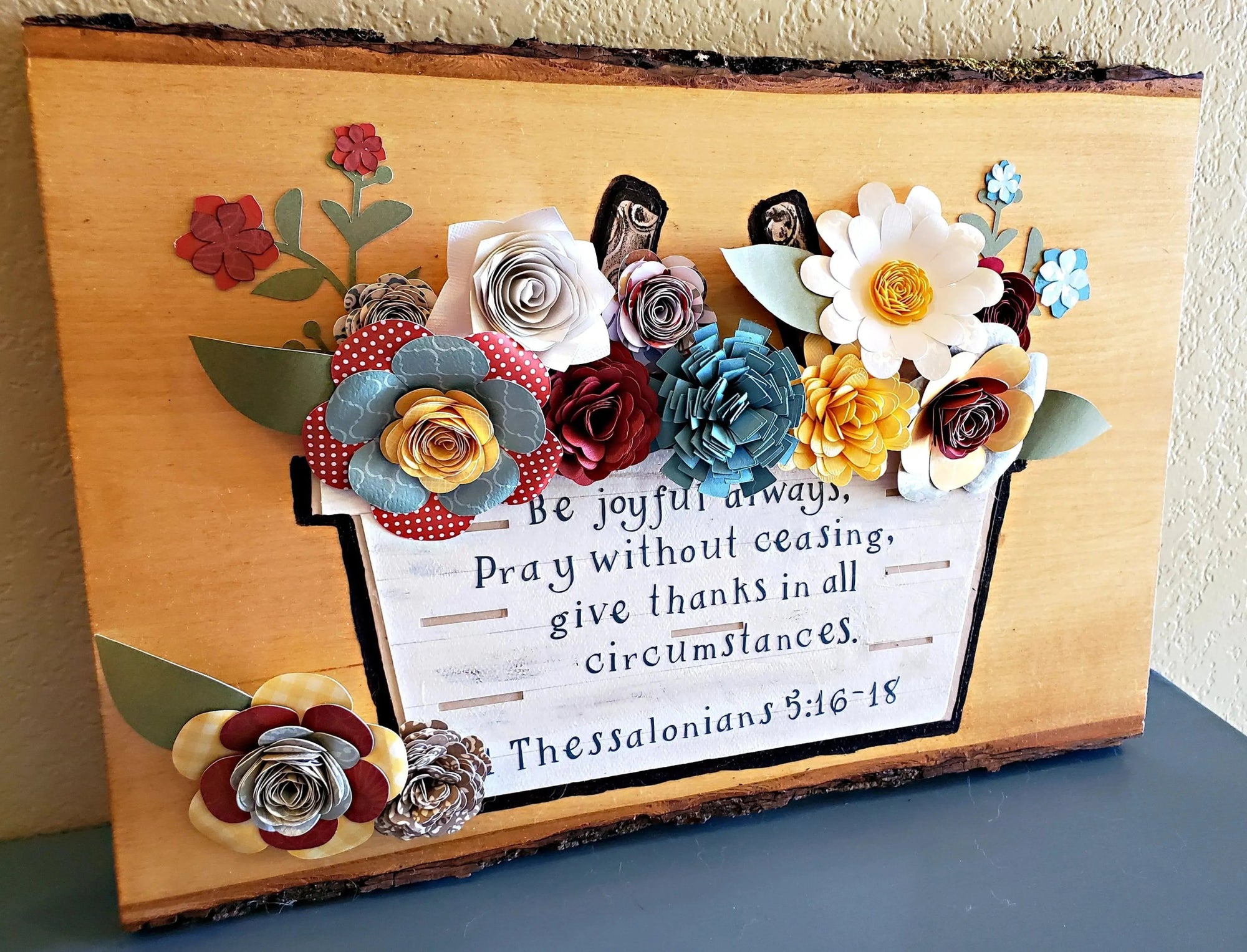 Flower Basket Scripture Art - New Beginning Designs