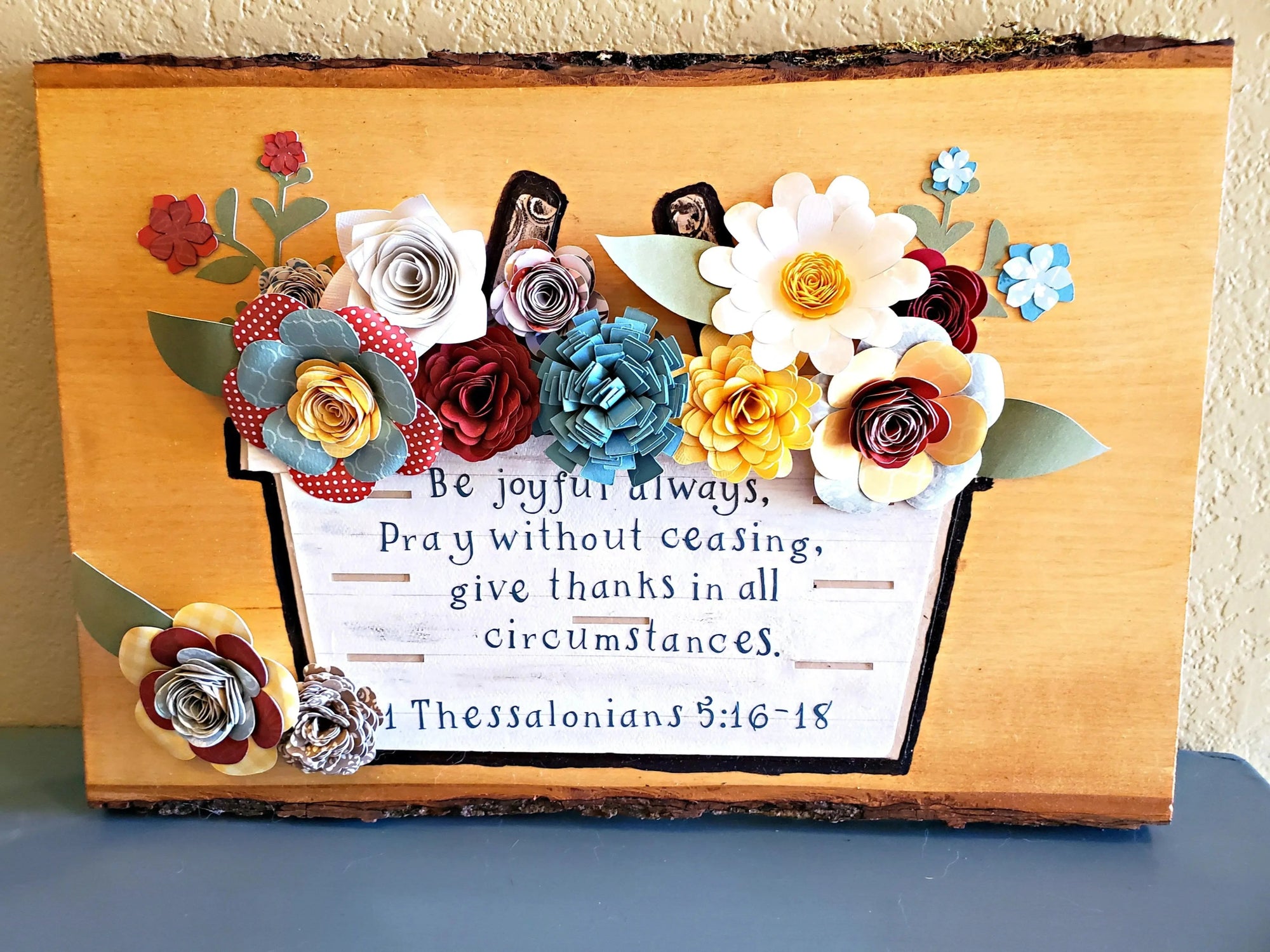 Flower Basket Scripture Art - New Beginning Designs