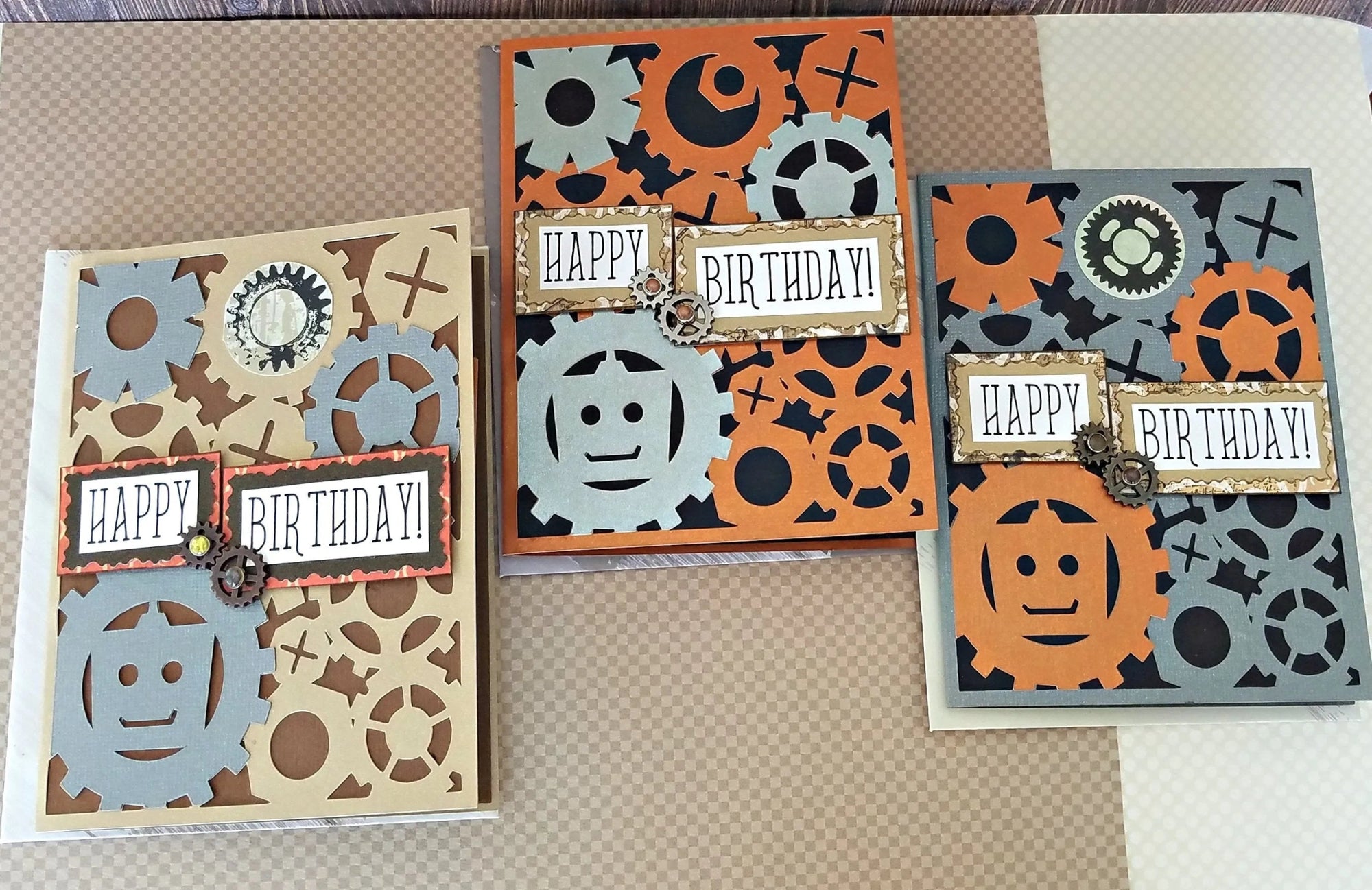 Gear Birthday Card - New Beginning Designs