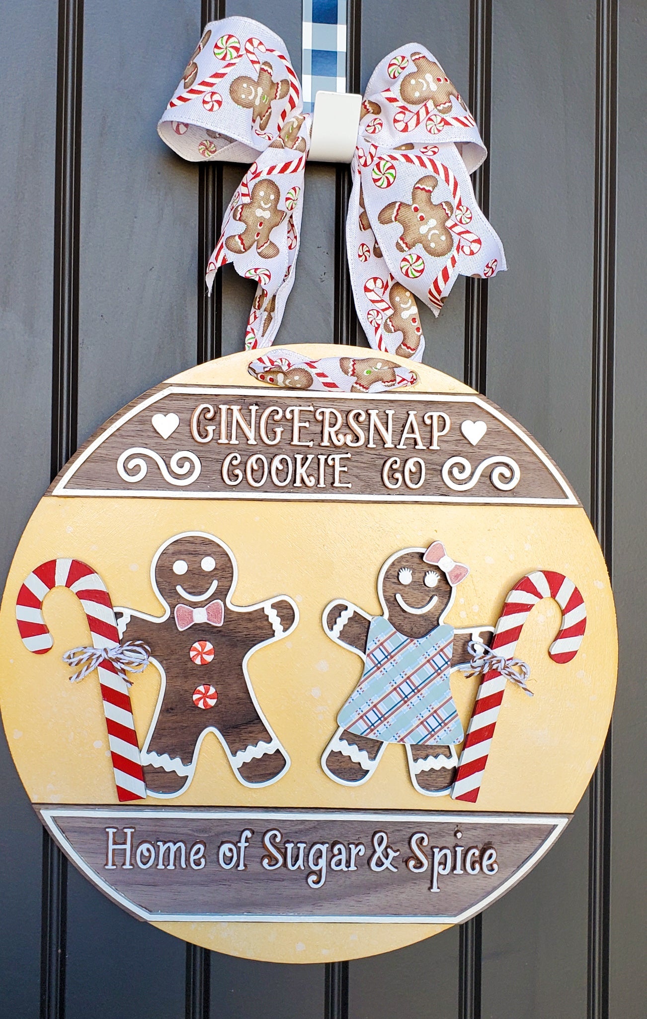 Gingerbread Door Sign - New Beginning Designs