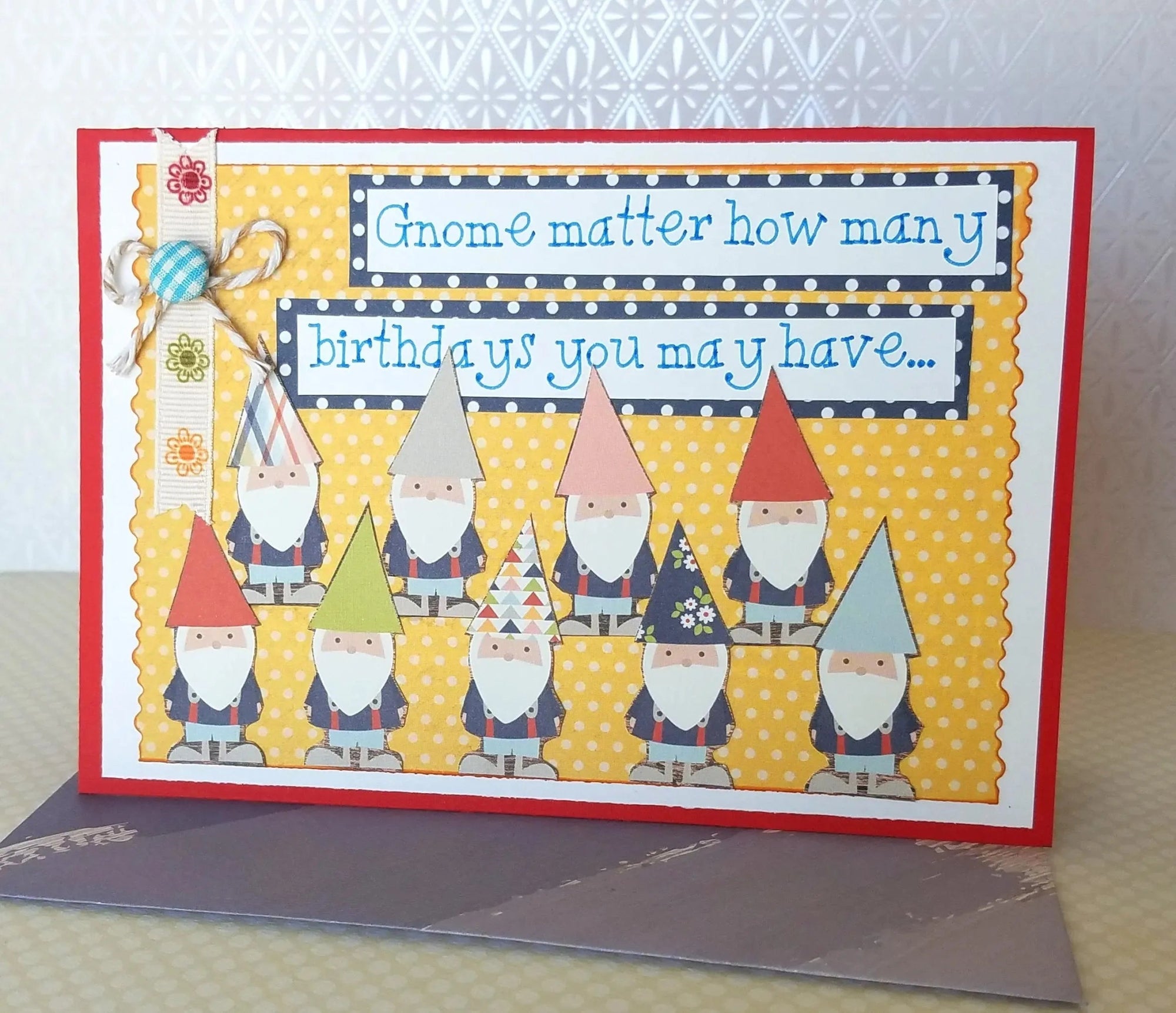 Gnome Birthday Card - New Beginning Designs