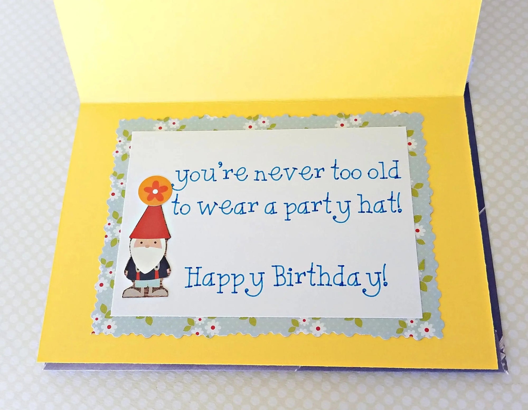 Gnome Birthday Card - New Beginning Designs