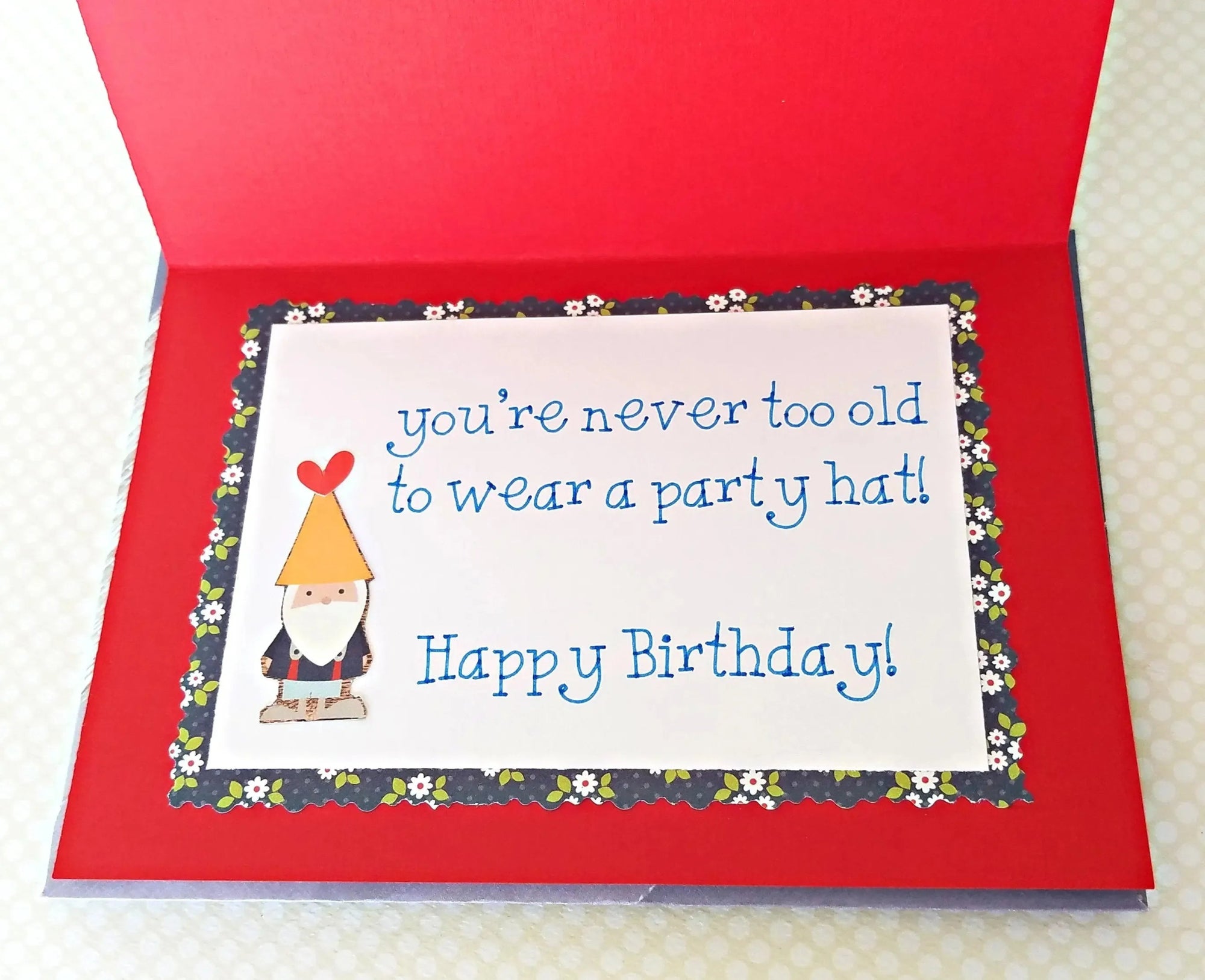 Gnome Birthday Card - New Beginning Designs