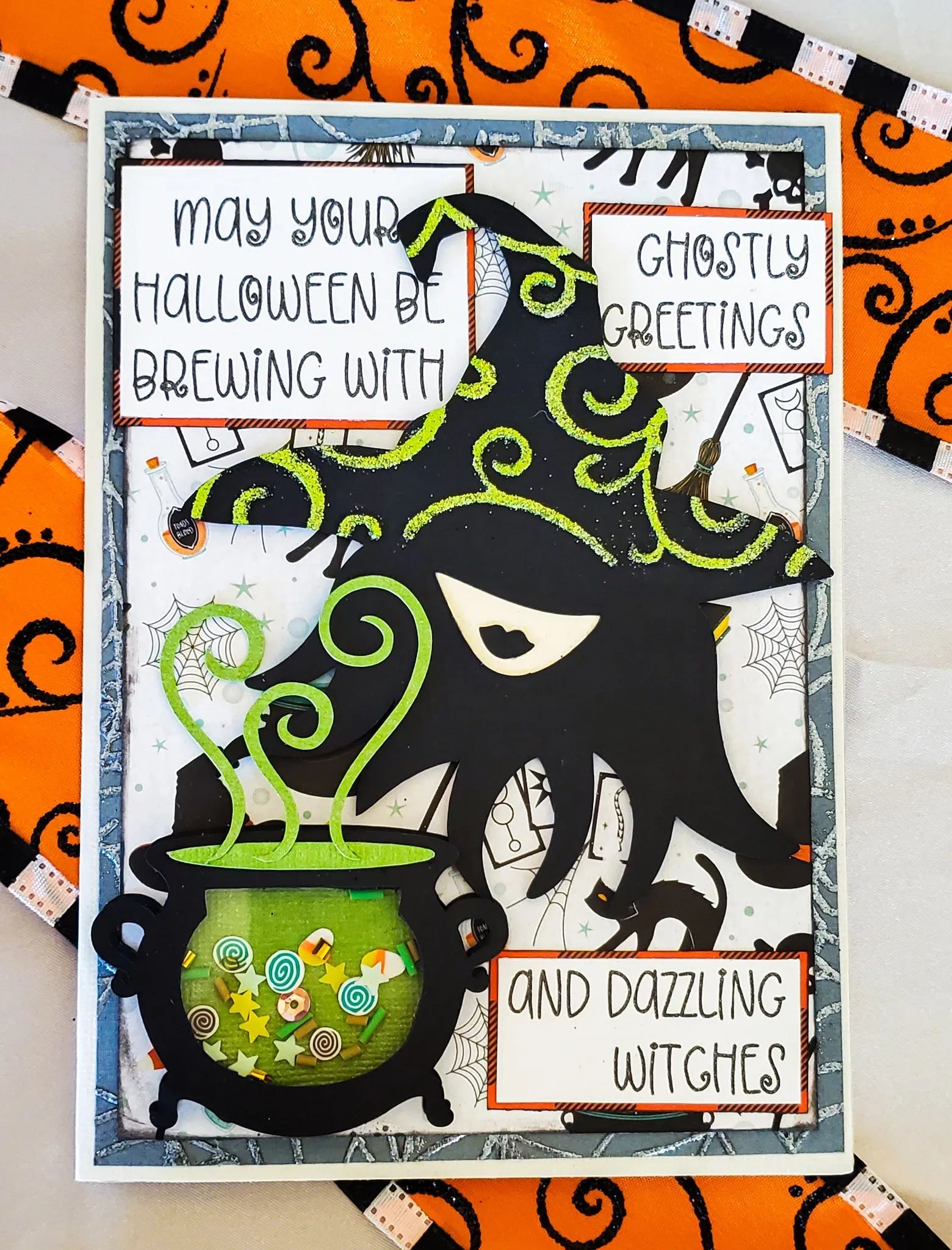 Halloween Witch Greeting Card - New Beginning Designs