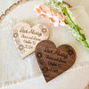 Heart Magnet Wedding Favors - New Beginning Designs