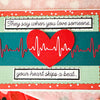 Heartbeat Valentine Greeting Card - New Beginning Designs