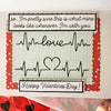 Heartbeat Valentine Greeting Card - New Beginning Designs