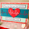 Heartbeat Valentine Greeting Card - New Beginning Designs