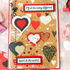 Hearts Valentine Greeting Card - New Beginning Designs