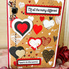 Hearts Valentine Greeting Card - New Beginning Designs