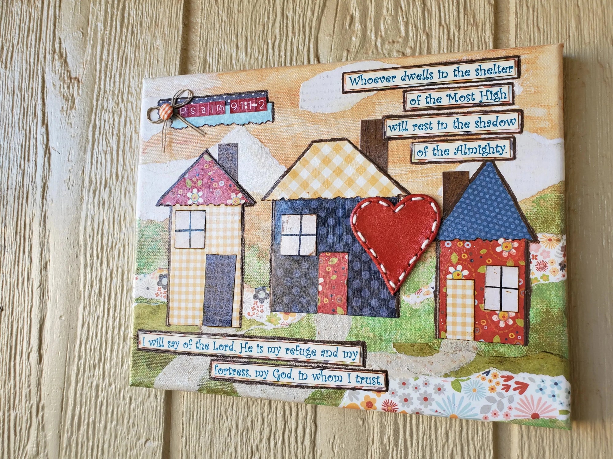 Houses Scripture Art - New Beginning Designs