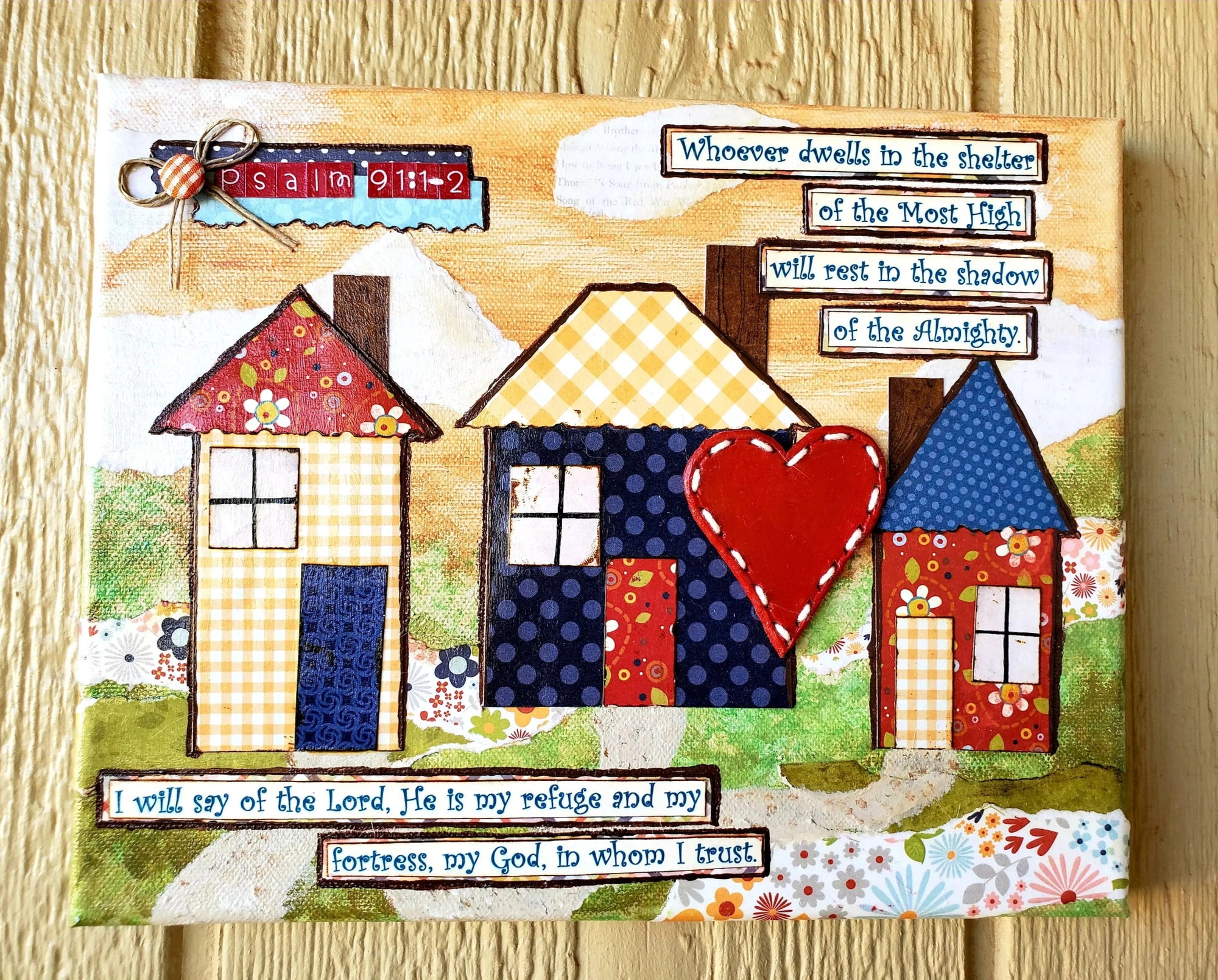 Houses Scripture Art - New Beginning Designs