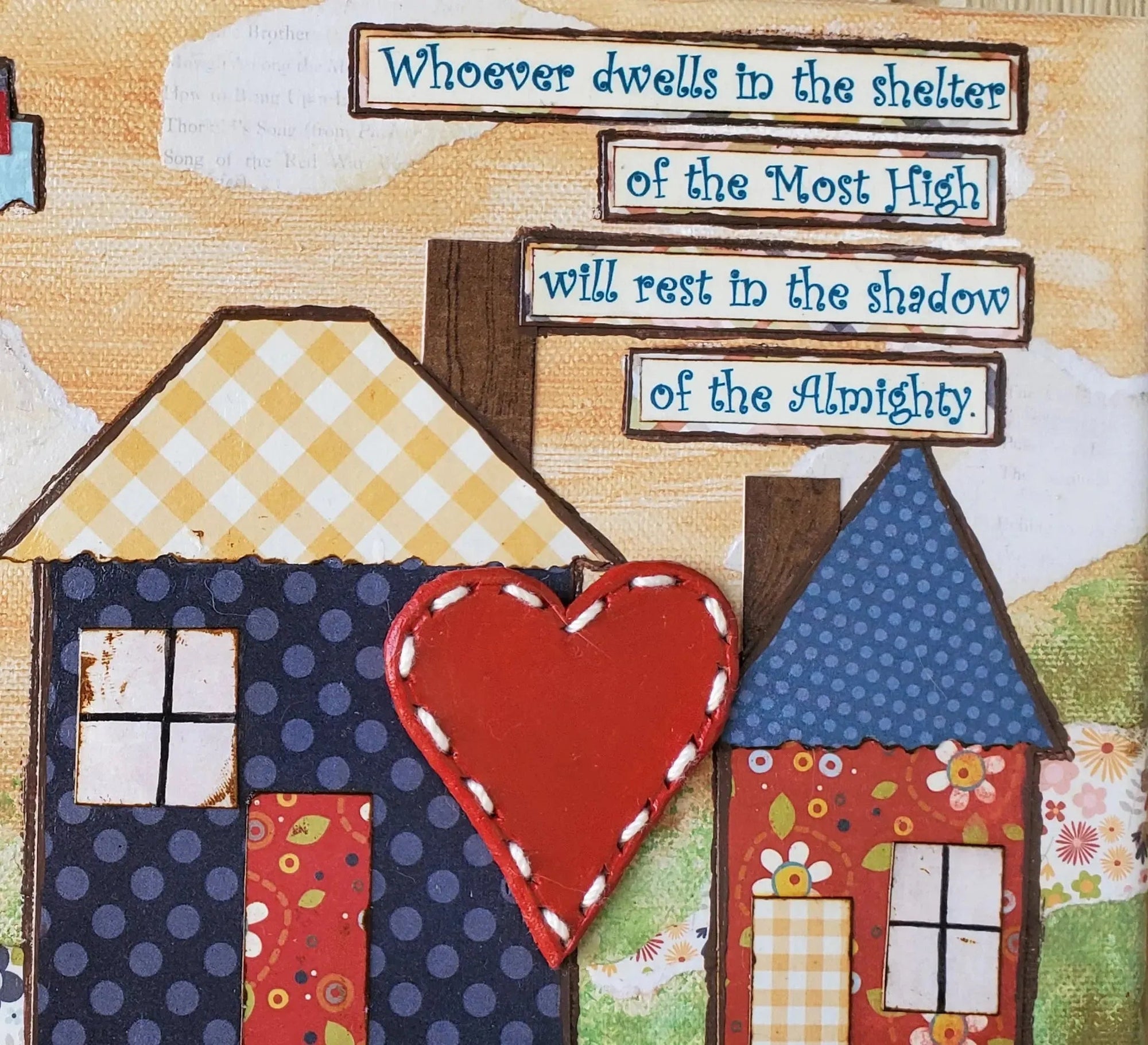 Houses Scripture Art - New Beginning Designs