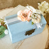 Ice Blue Ceremony Ring Box - New Beginning Designs