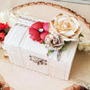 Ivory Rose Ceremony Ring Box - New Beginning Designs