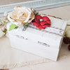 Ivory Rose Ceremony Ring Box - New Beginning Designs