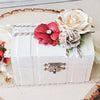 Ivory Rose Ceremony Ring Box - New Beginning Designs