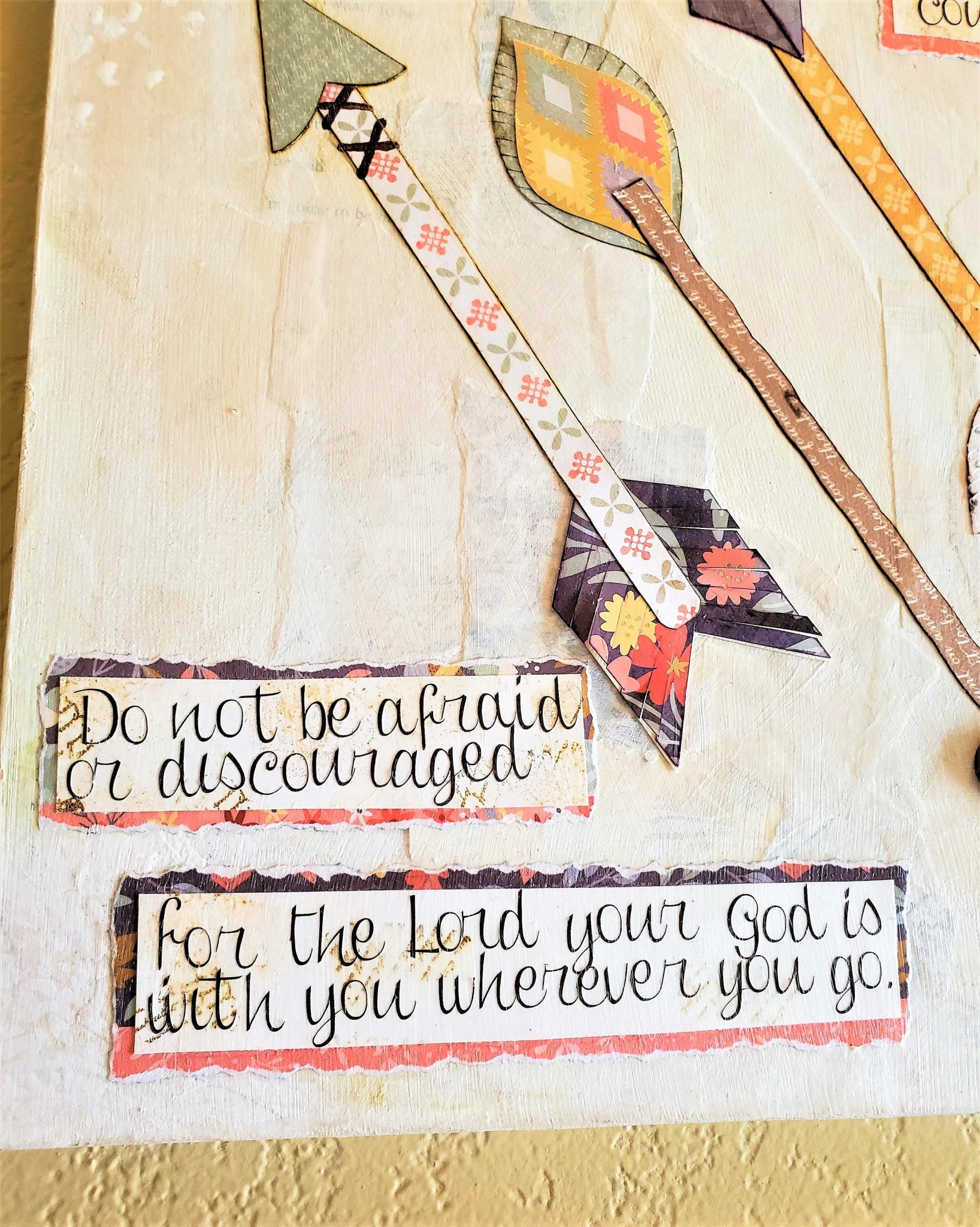 Joshua 1:9 Scripture Art - New Beginning Designs