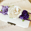 Lavender Floral Ceremony Ring Box - New Beginning Designs