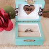 Light Blue Engagement Ring Box - New Beginning Designs