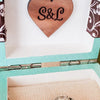 Light Blue Engagement Ring Box - New Beginning Designs