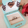 Light Blue Engagement Ring Box - New Beginning Designs