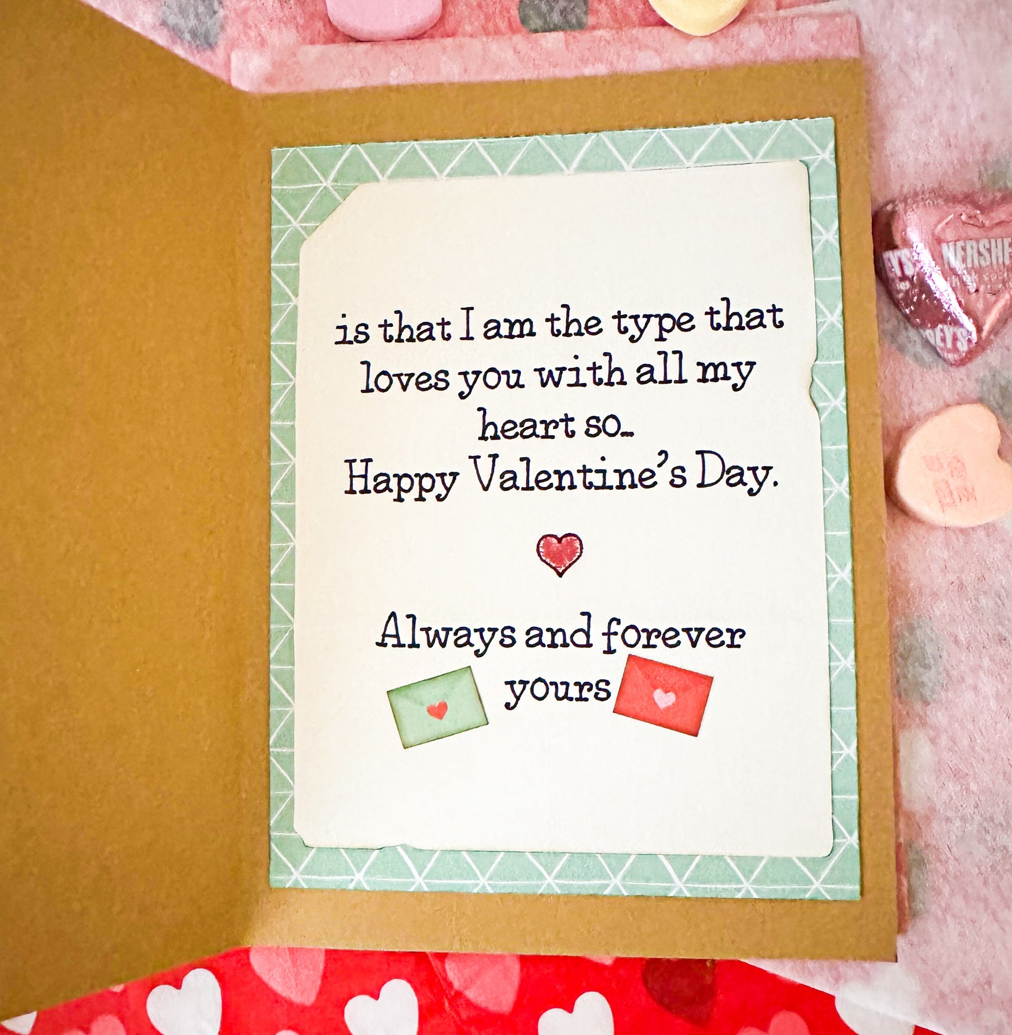 Love Letter Valentine Greeting Card - New Beginning Designs