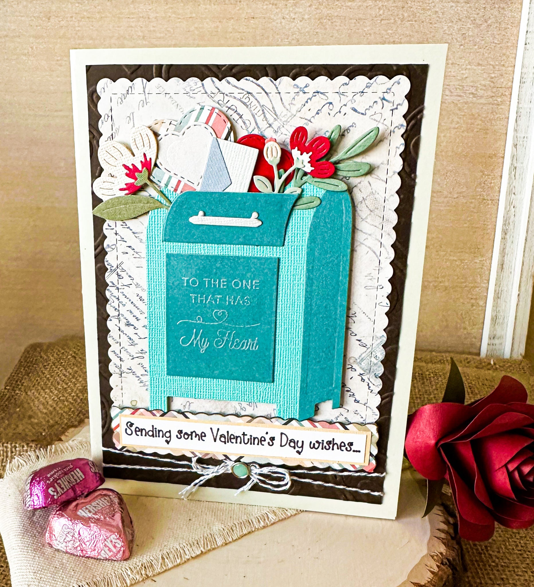 Mailbox Valentine Greeting Card - New Beginning Designs