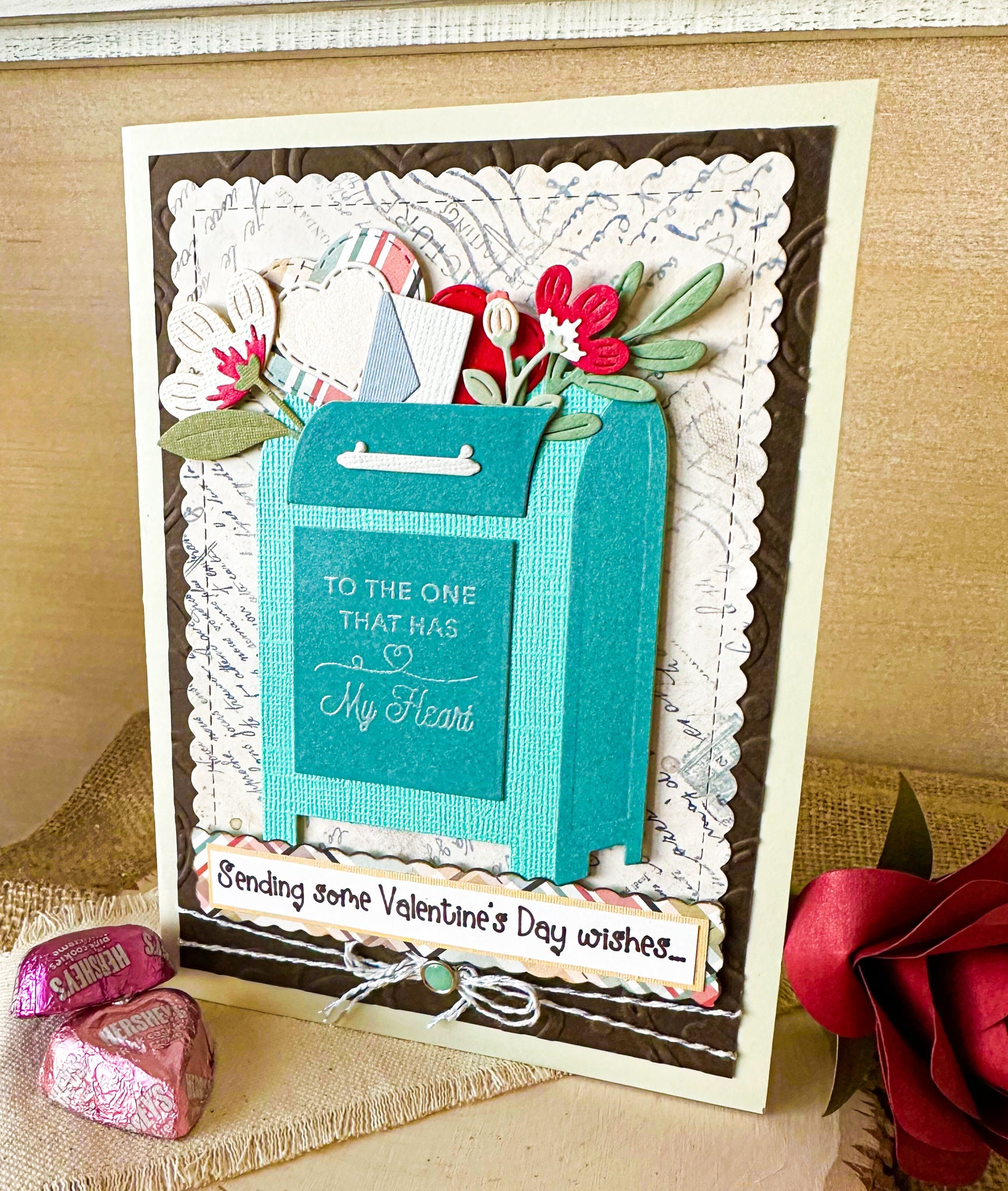 Mailbox Valentine Greeting Card - New Beginning Designs