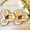 Meant to Bee Wedding Favor Magnets - New Beginning Designs