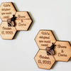 Meant to Bee Wedding Favor Magnets - New Beginning Designs