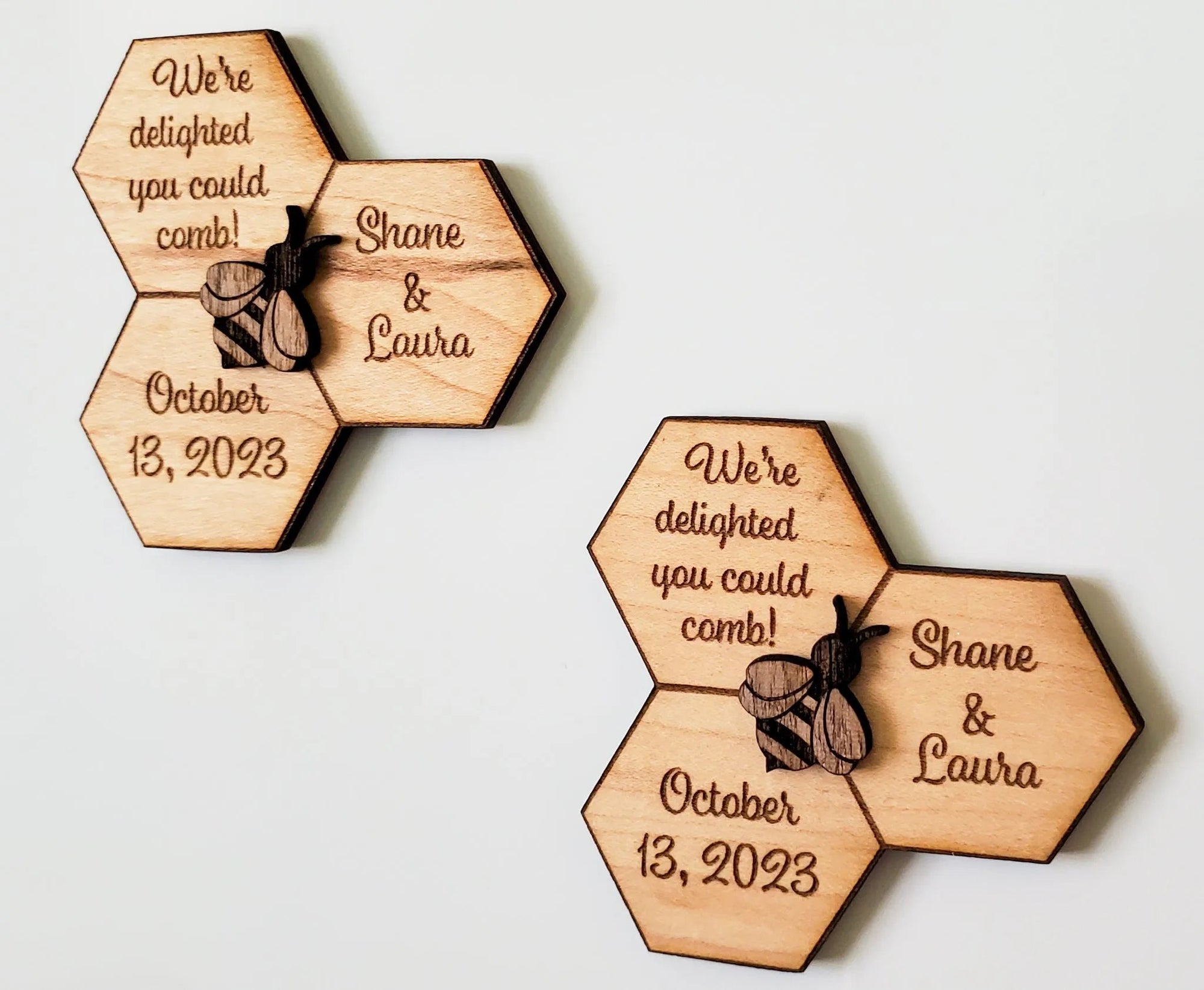 Meant to Bee Wedding Favor Magnets - New Beginning Designs