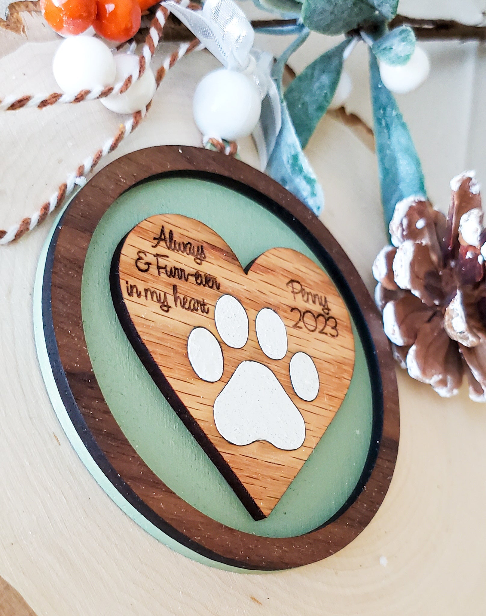 Pet Memorial Christmas Ornament - New Beginning Designs