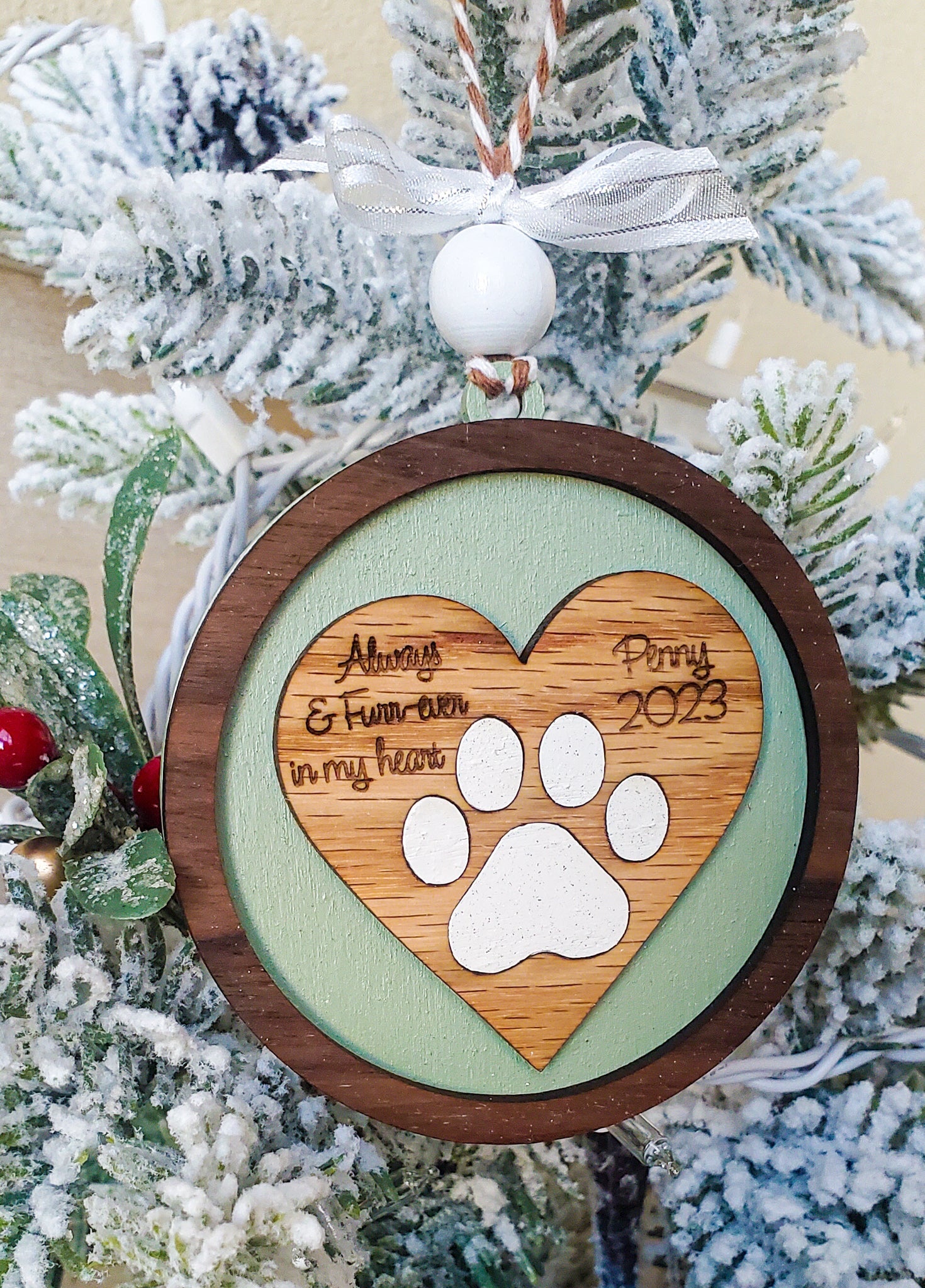 Pet Memorial Christmas Ornament - New Beginning Designs